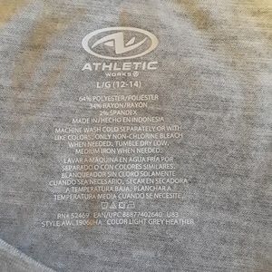 Athletic works grey tank size L